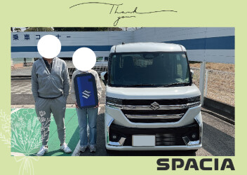 M様スペーシアカスタム納車☆彡